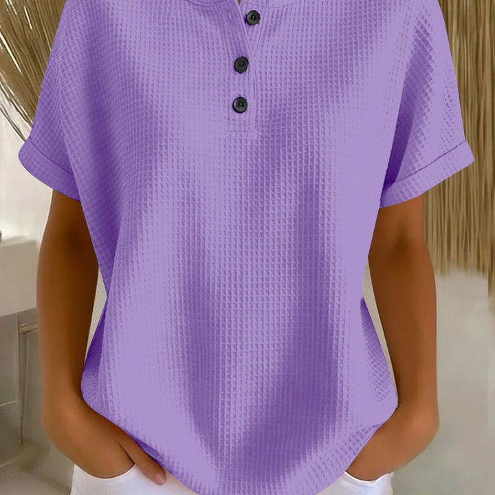 ELLA | Waffle Knit Top