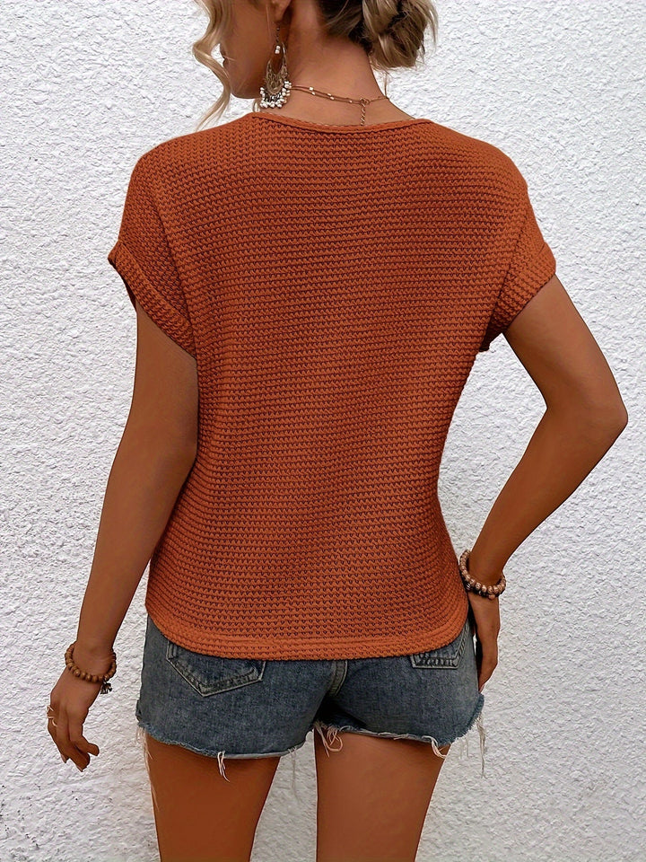 SOPHIA | Textured Knit Tee