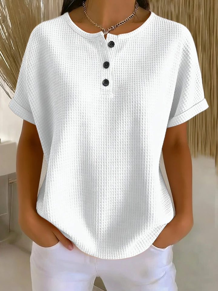 ELLA | Waffle Knit Top