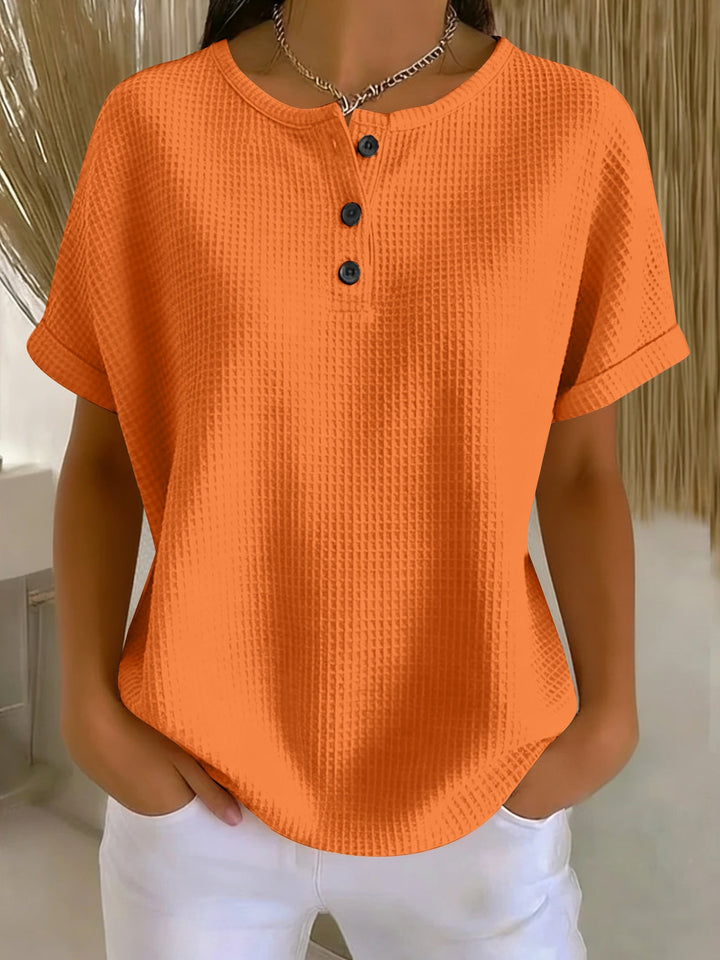 ELLA | Waffle Knit Top