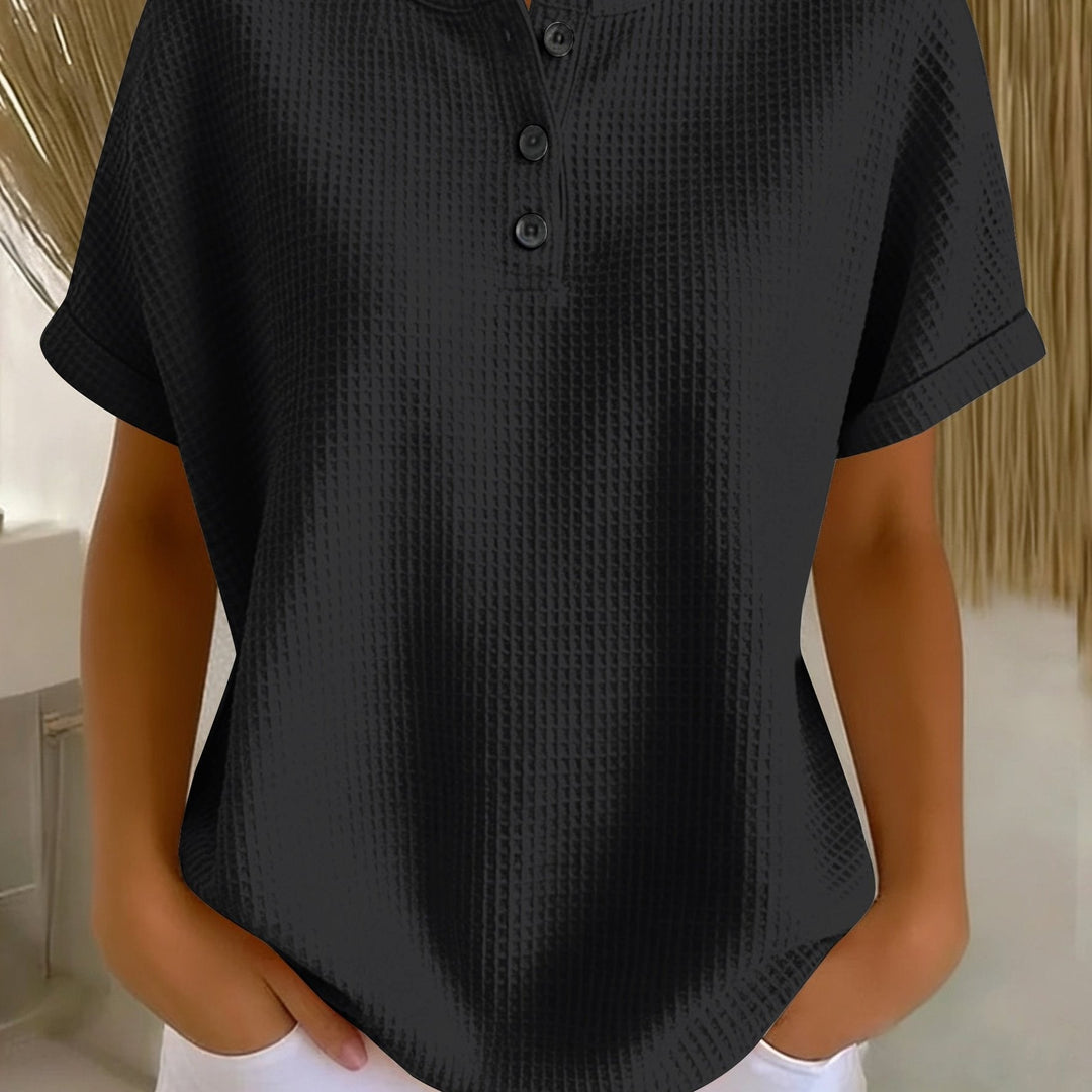 ELLA | Waffle Knit Top