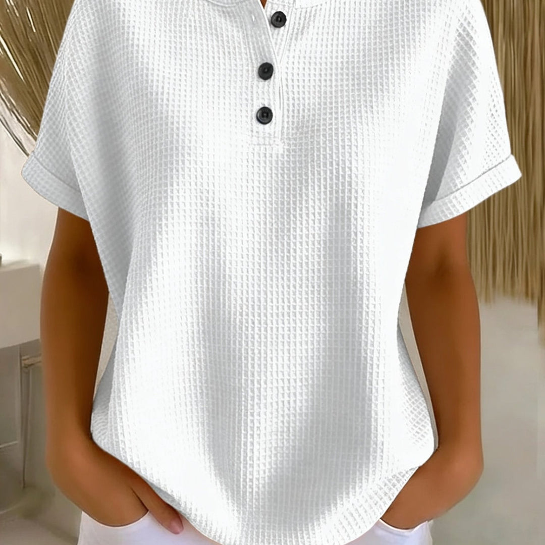 ELLA | Waffle Knit Top