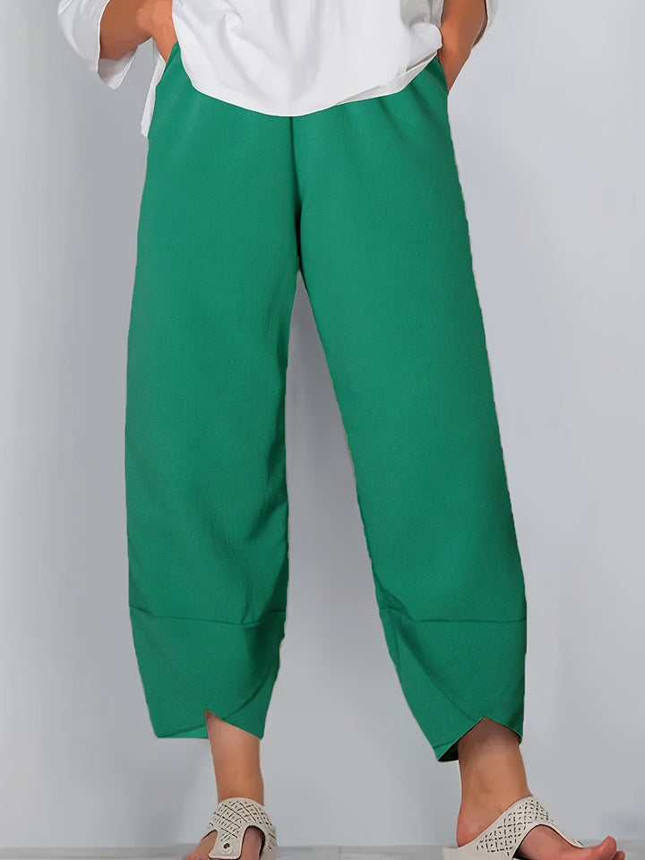 Glenda – Asymmetric Crop Pants