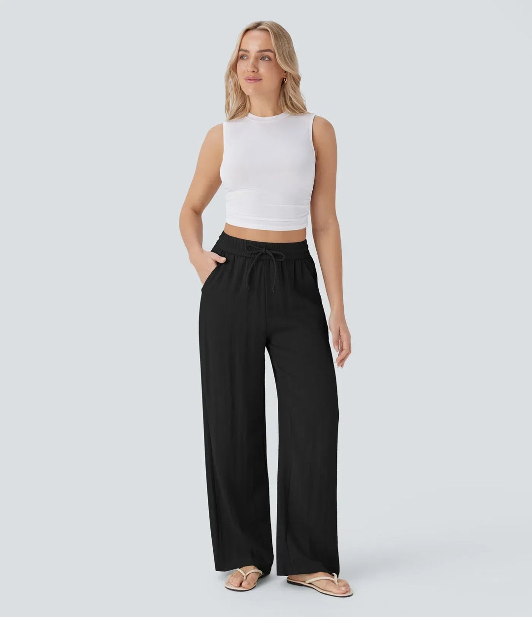 Sarah – Effortless Wide Leg Pants