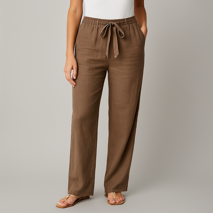 Lorraine – Effortless Tie Waist Pants