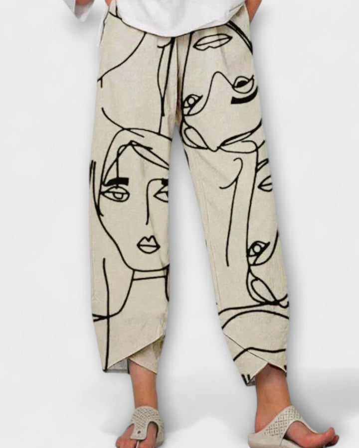 Lynette - Creative Patterned Pants