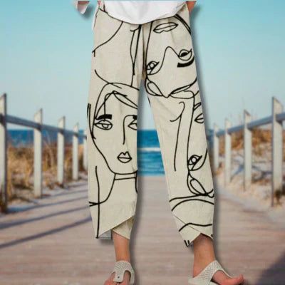 Lynette - Creative Patterned Pants