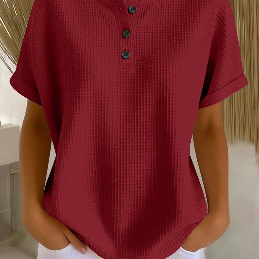 ELLA | Waffle Knit Top