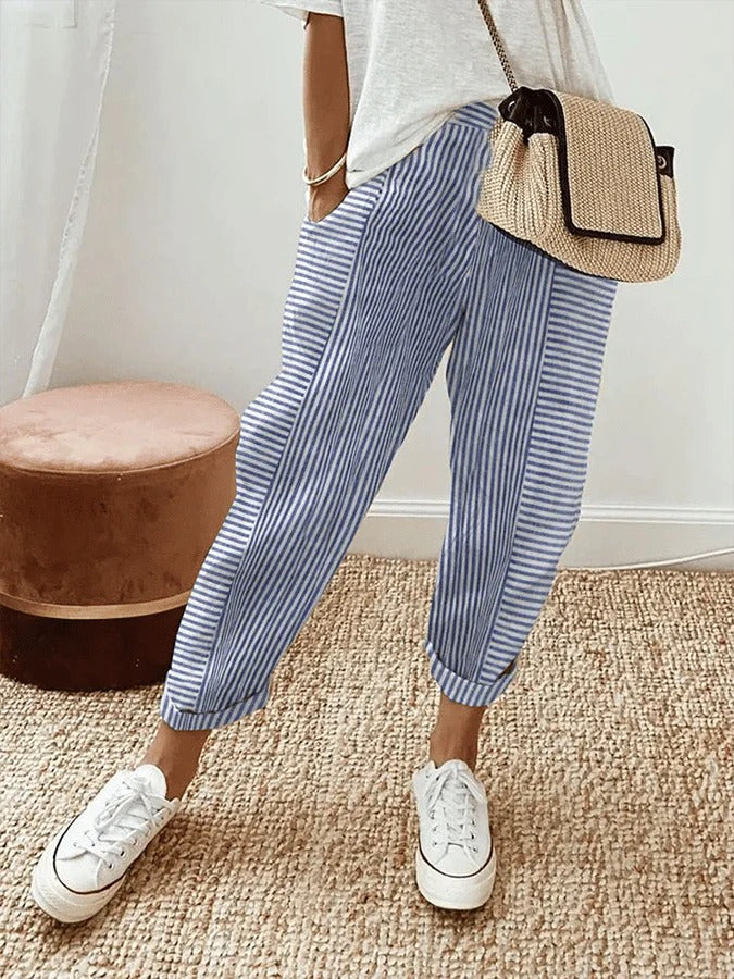 Jennifer – Classic Striped Pants