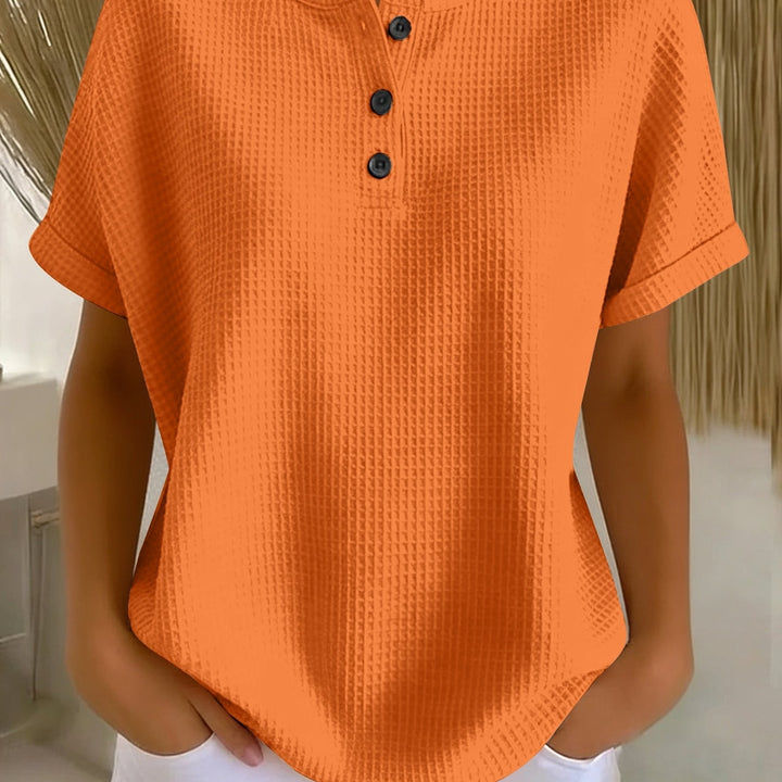 ELLA | Waffle Knit Top