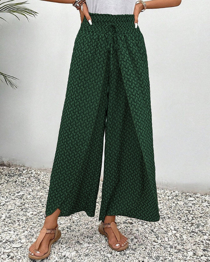 Catherine – Smocked Wide Leg Pants