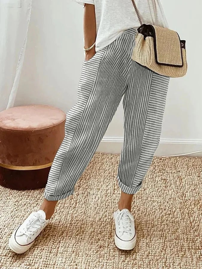 Jennifer – Classic Striped Pants